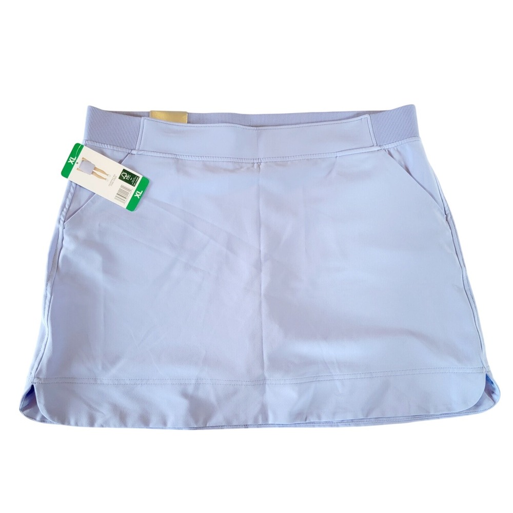 32 Degrees XL Skort Skirt‎ with Shorts Underneath Pull On Activewear Blue NWT